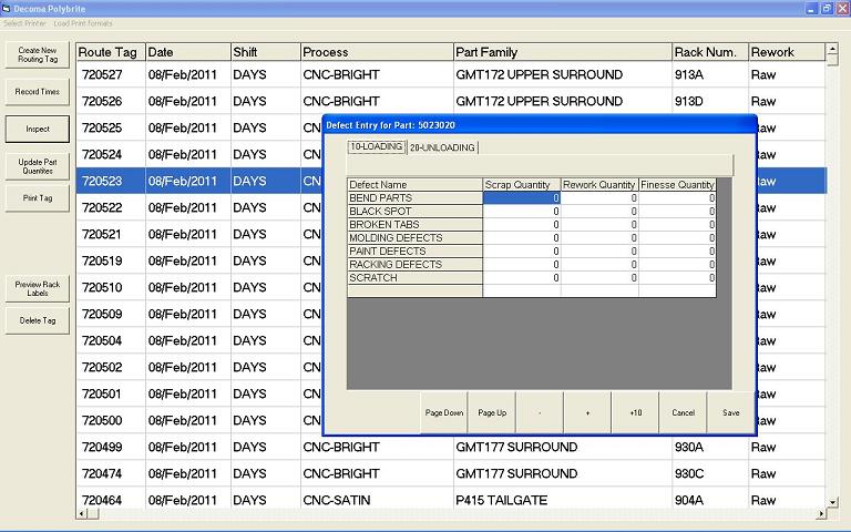 Racking Application